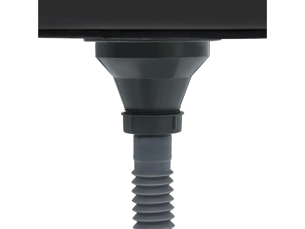 Fregadero de cocina hecho a mano 59 x 44 cm acero inoxidable negro 02_0002464