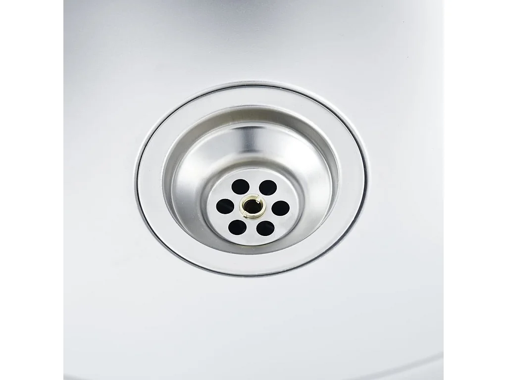 Lavello da cucina fatto a mano 44 x 34 cm acciaio inox argento 02_0002457