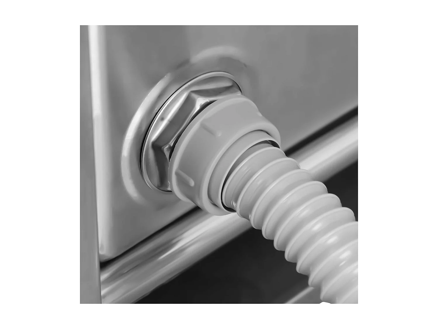 Evier professionnel 3 Bacs argenté 50 x 100 x 97 cm 14_0001591