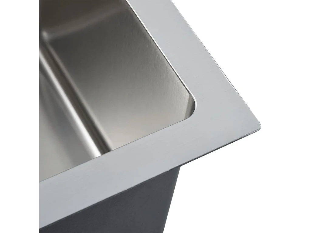 Pia de cozinha artesanal com filtro 59 x 44 cm aço inoxidável 02_0002363