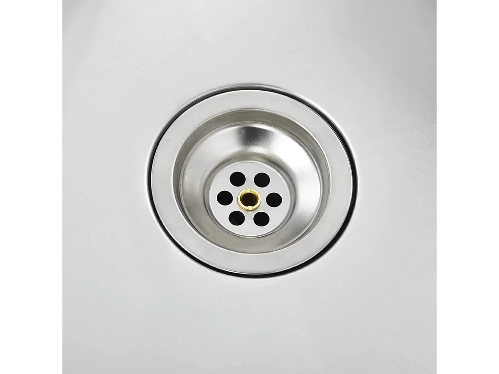 Évier de cuisine fait argenté 59 x 44 x 20 cm 02_0002363