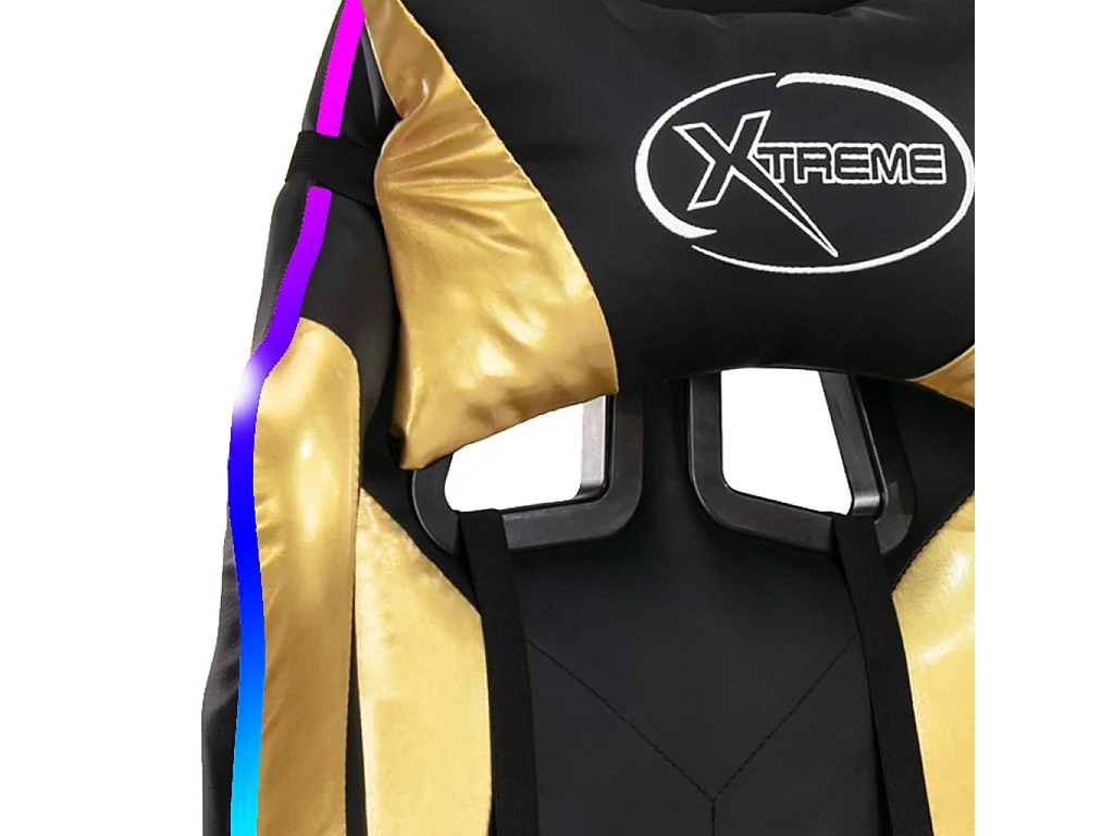 Chaise fauteuil siège pivotante cuir multicolore 64 x 65 x 119 cm 02_0024205