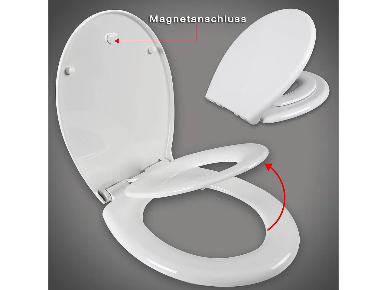 Sedile WC Family sedile WC per bambini con chiusura ammortizzata bianco 19_0000680