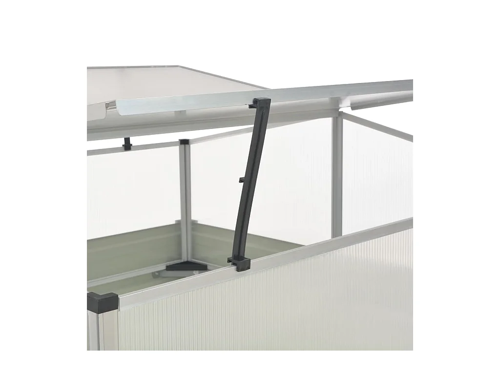 Invernadero 100 x 100 x 77 cm acero galvanizado antracita 02_0001737