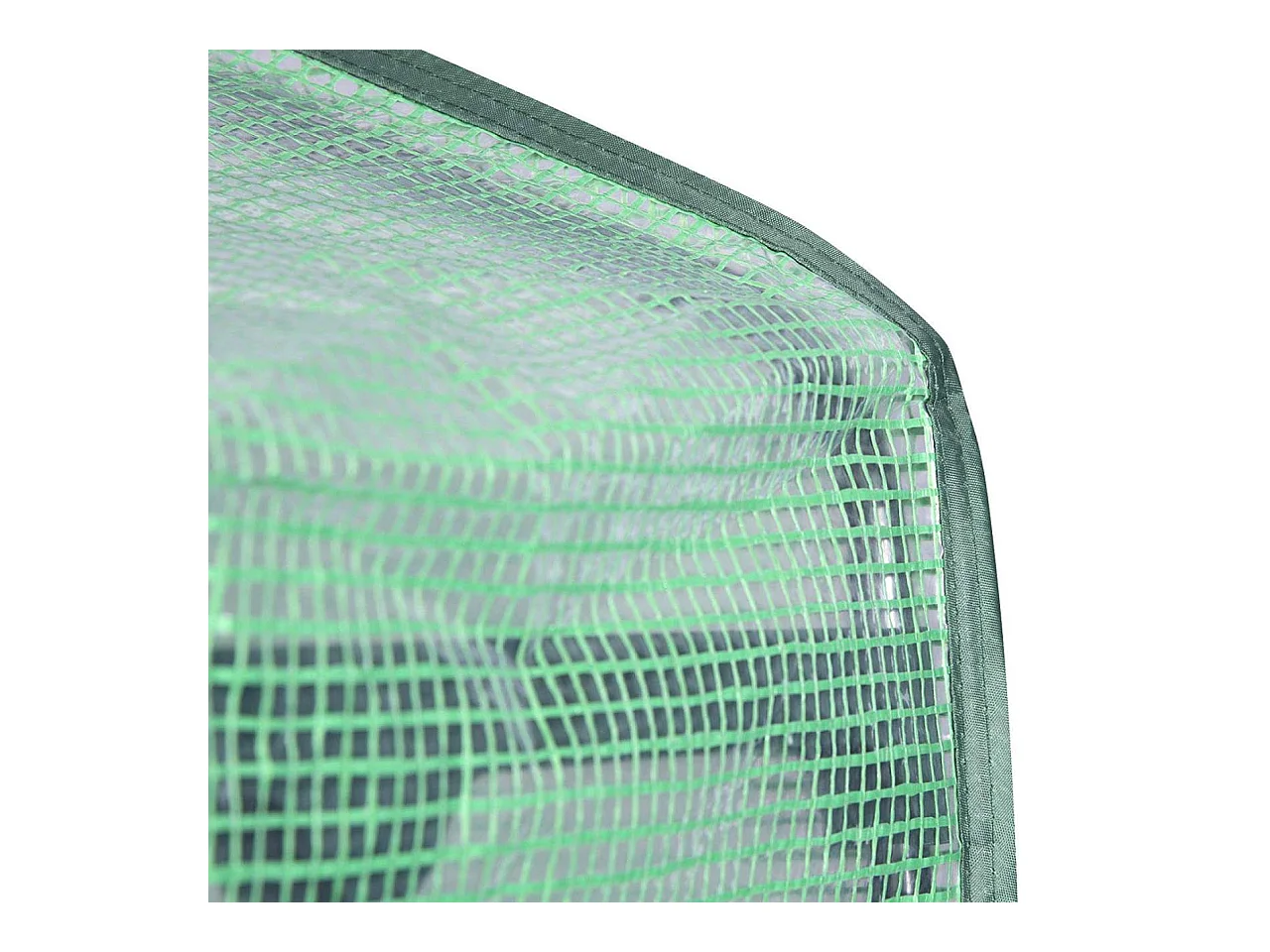 Invernadero con estantes blancos 143x215x195 cm 19_0000968