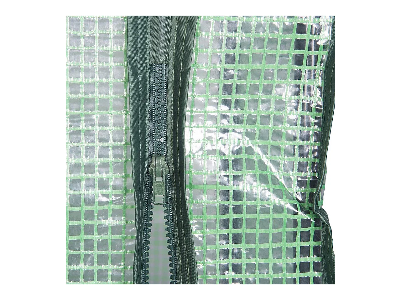 Invernadero con estantes blancos 143x215x195 cm 19_0000968