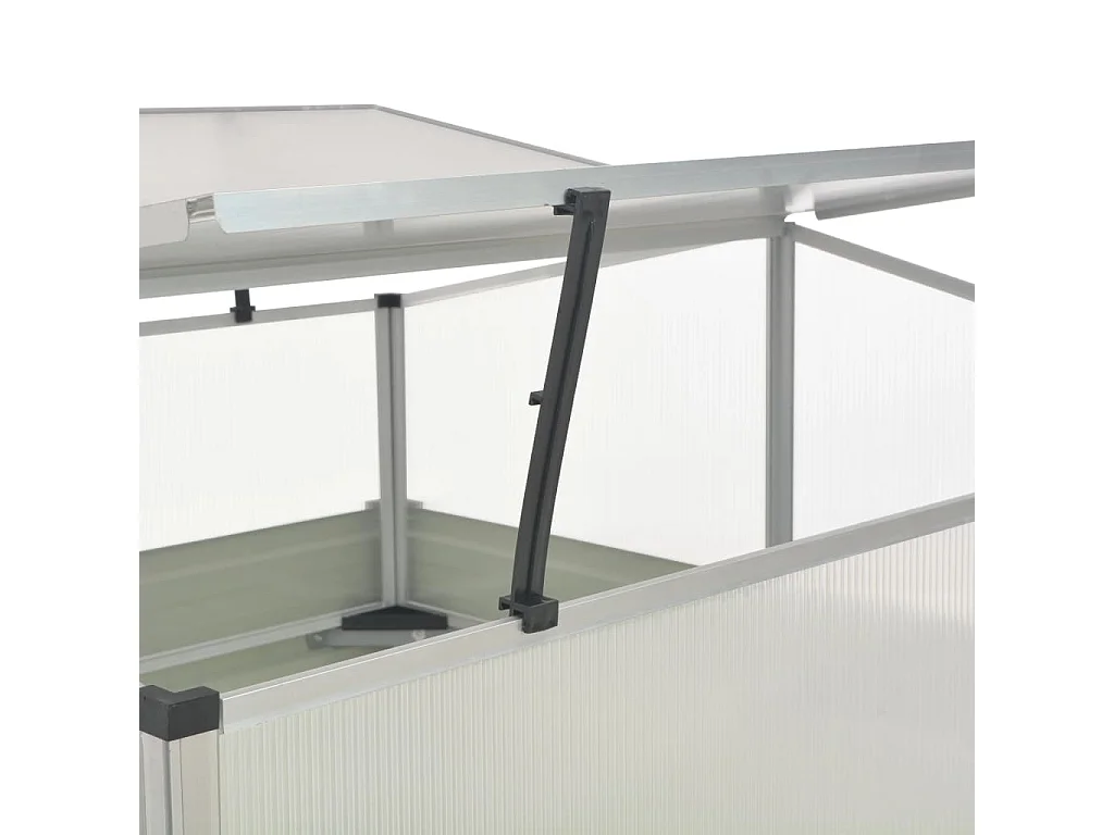 Invernadero 100 x 100 x 85 cm acero galvanizado marrón 02_0001738