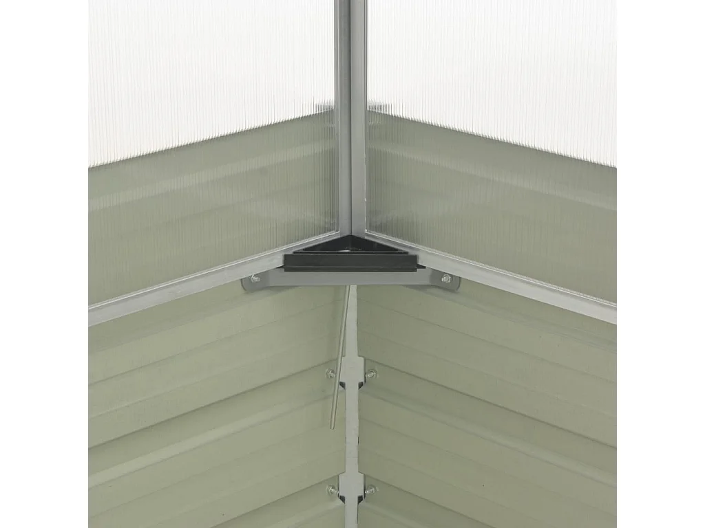 Invernadero 100 x 100 x 85 cm acero galvanizado marrón 02_0001738