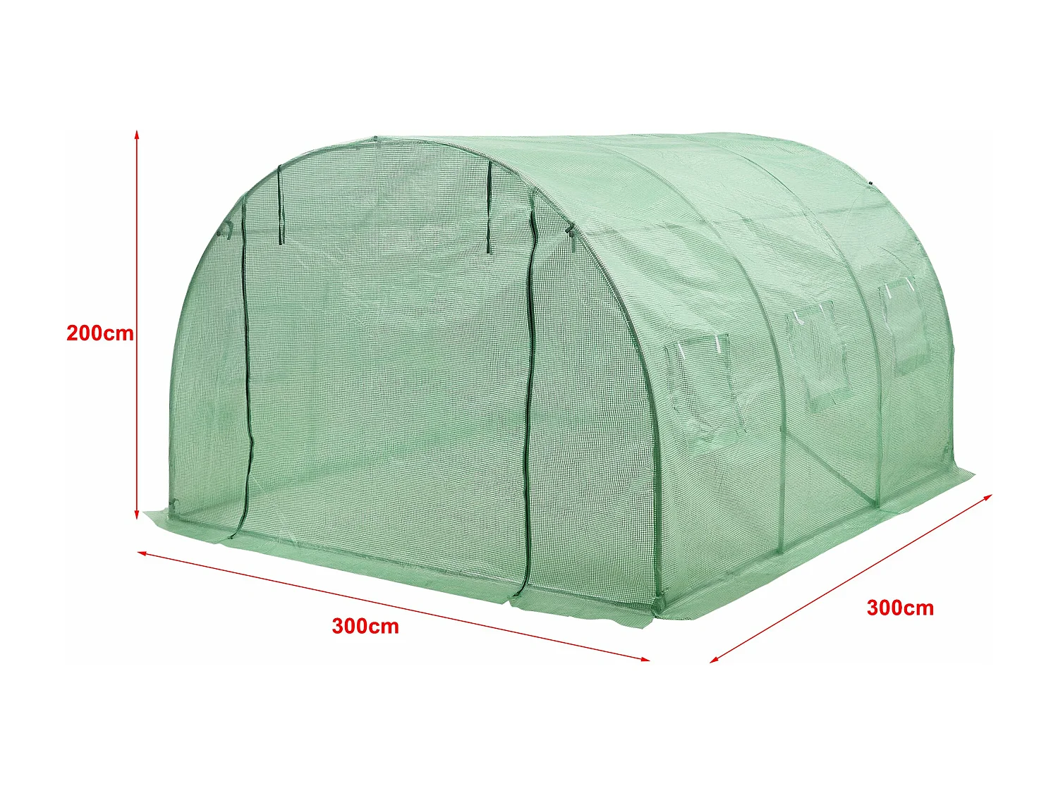 Serre de jardin tunnel 300 x 300 x 200 cm 03_0008256
