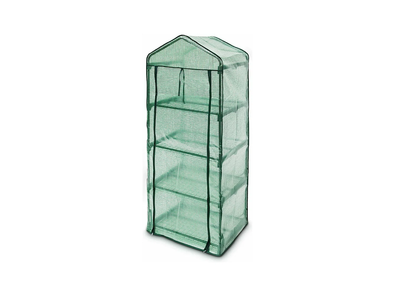 Estufa de jardim em metal 70 x 160 x 50 cm planta de plástico para jardinagem 1613004