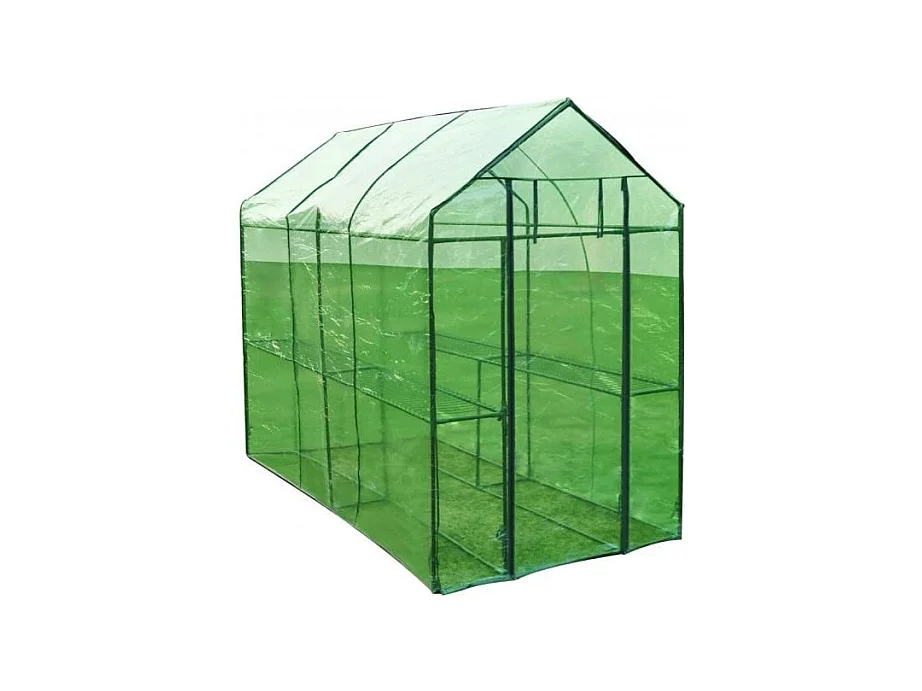 Estufa de jardim 190 cm de plástico verde para jardinagem 1602008/2