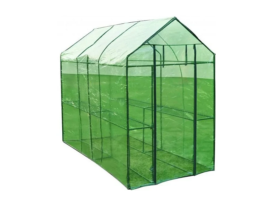 Estufa de jardim 190 cm de plástico verde para jardinagem 1602008/2
