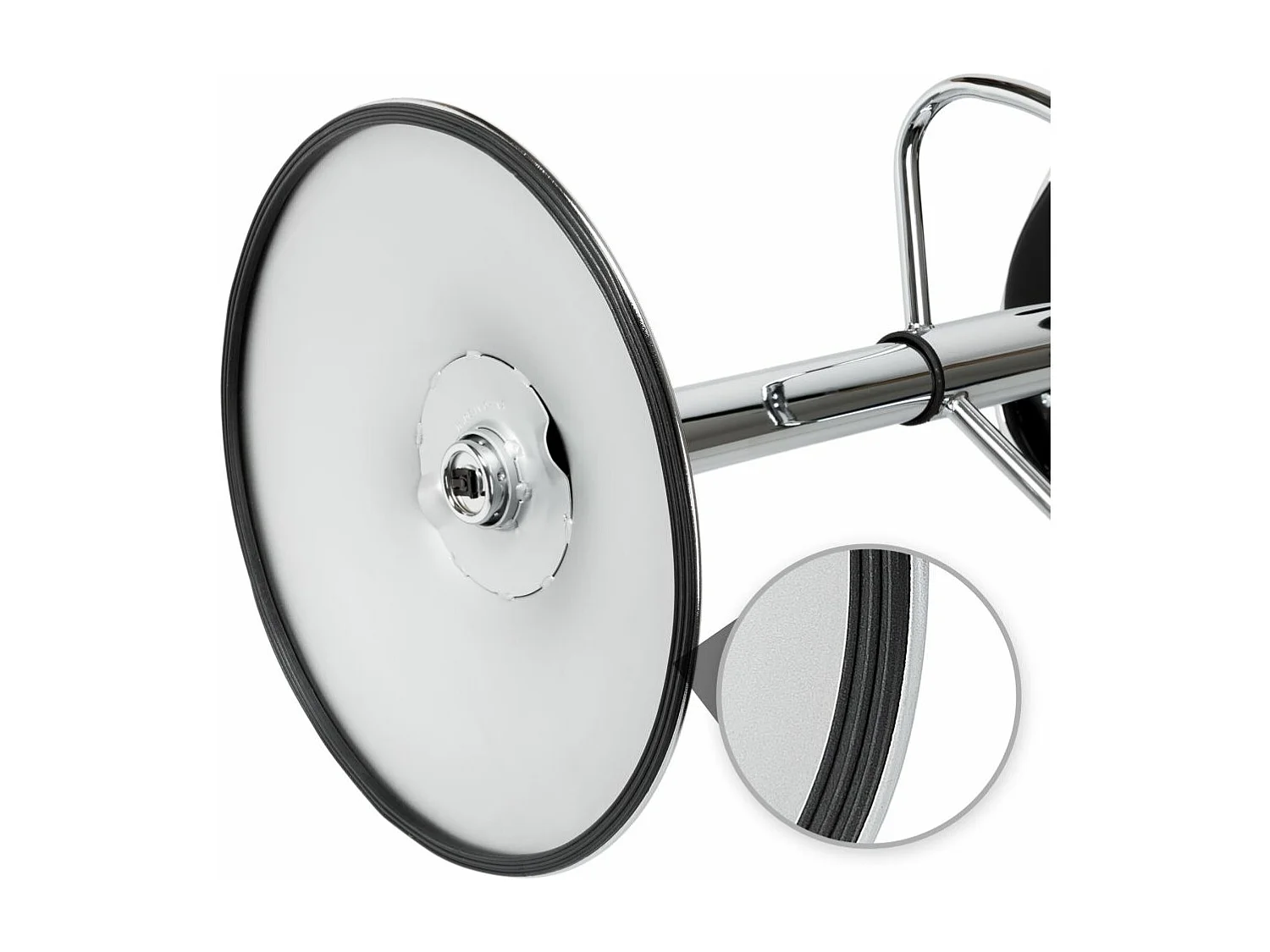 Lot de 2 tabourets noire 42 x 41 x 94 cm 1208006