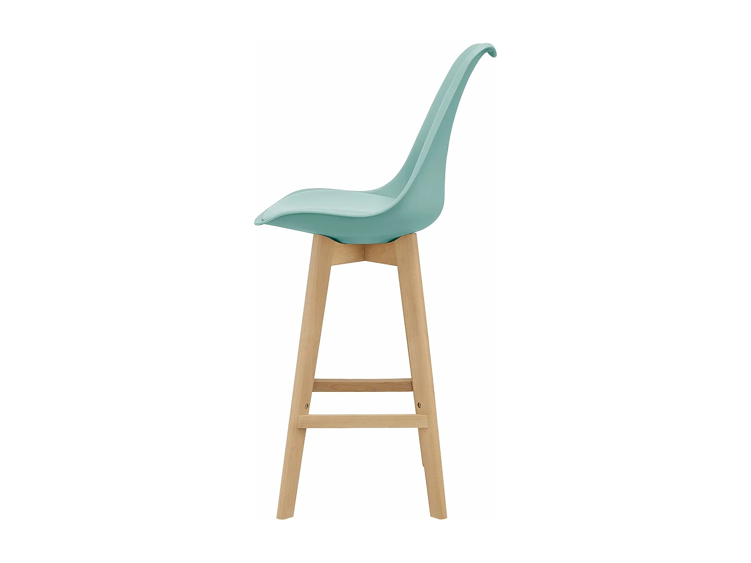 Lot de 4 tabourets beige 48 x 58 x 105 cm 03_0008719