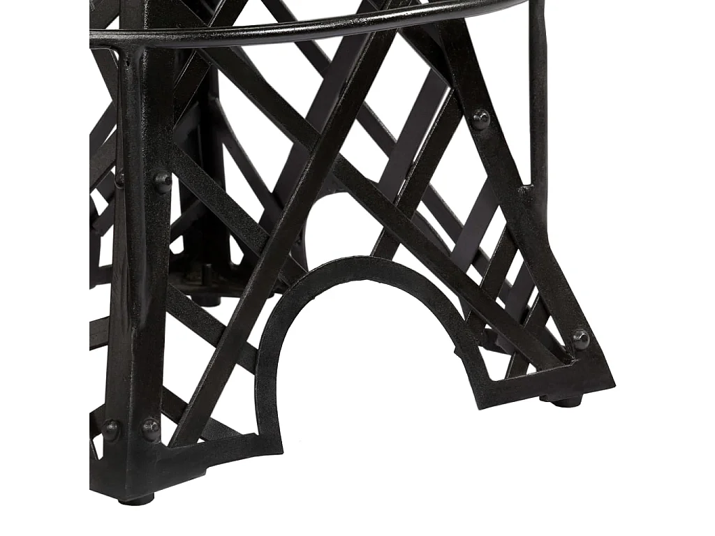 Conjunto de dois bancos de bar de design com assento em couro preto genuíno 1202119