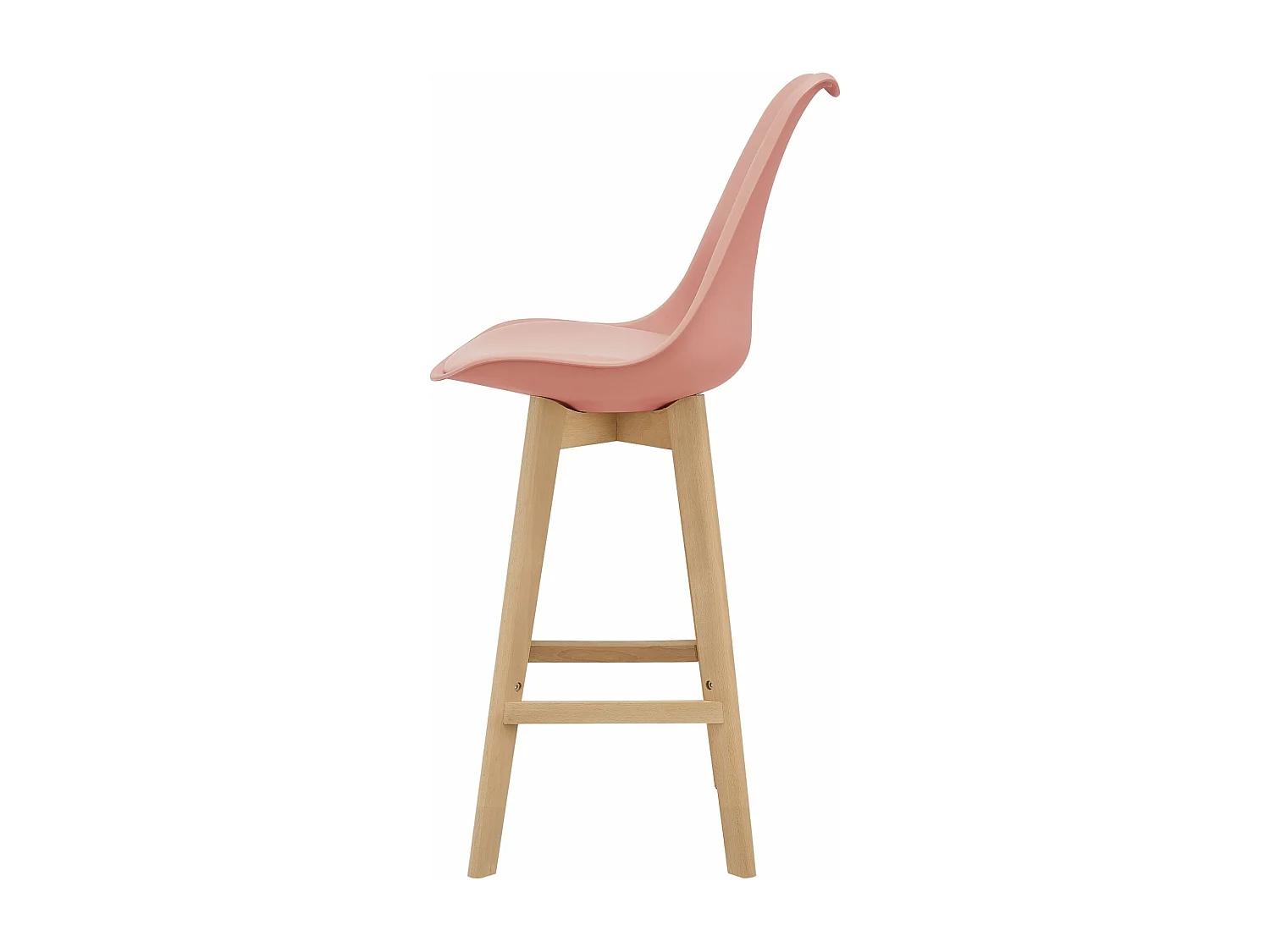 Lot de 4 tabourets beige 48 x 58 x 105 cm 03_0008721