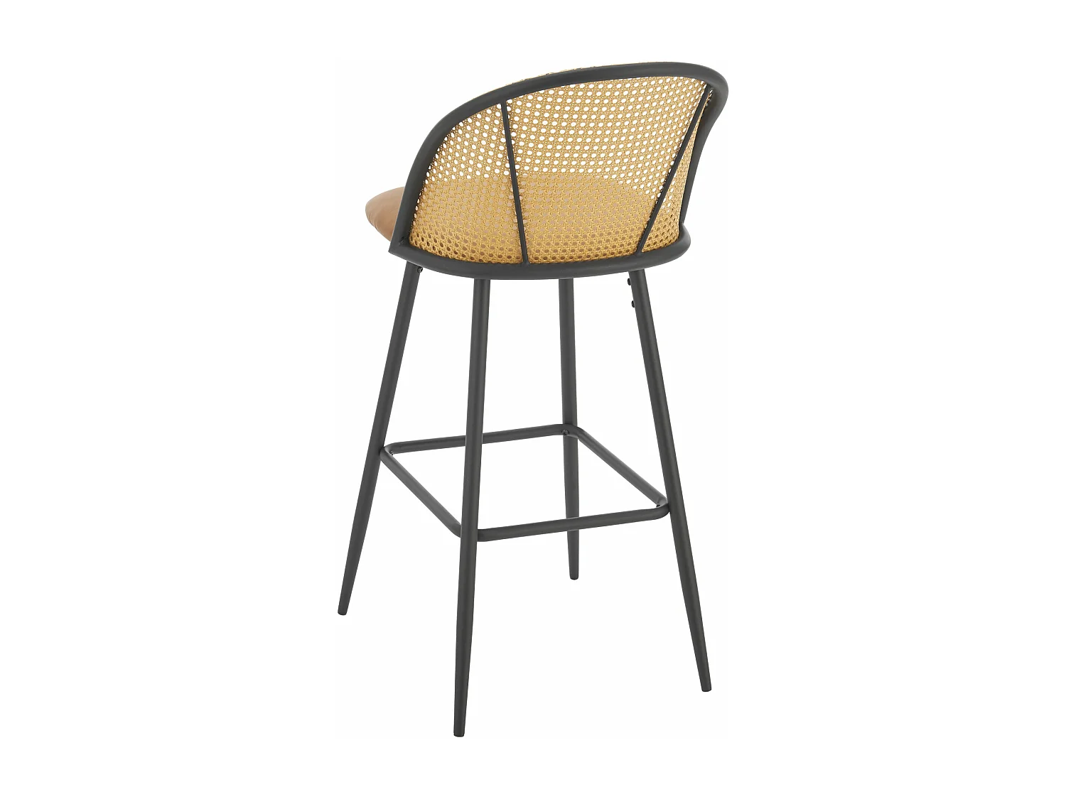 Conjunto de 2 bancos altos 102 x 44 x 63 cm castanho 03_0008731