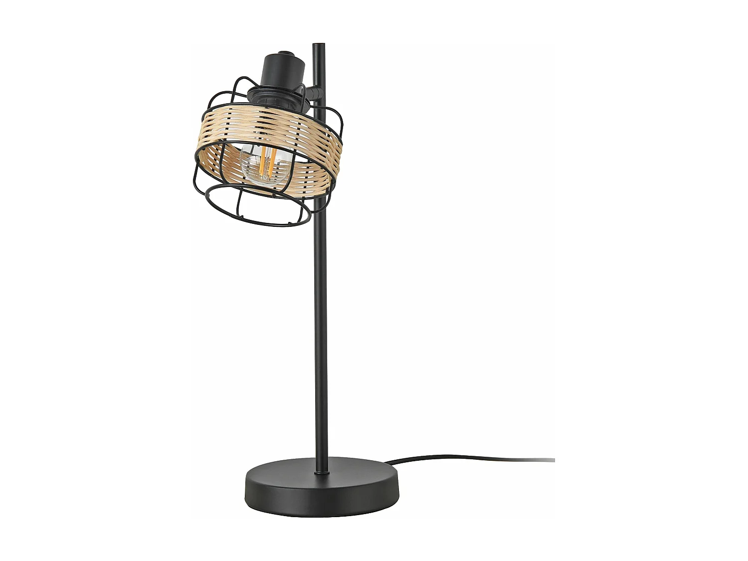 Lampe de table métal métal beige 20 x 14 x 41.5 cm 03_0007402