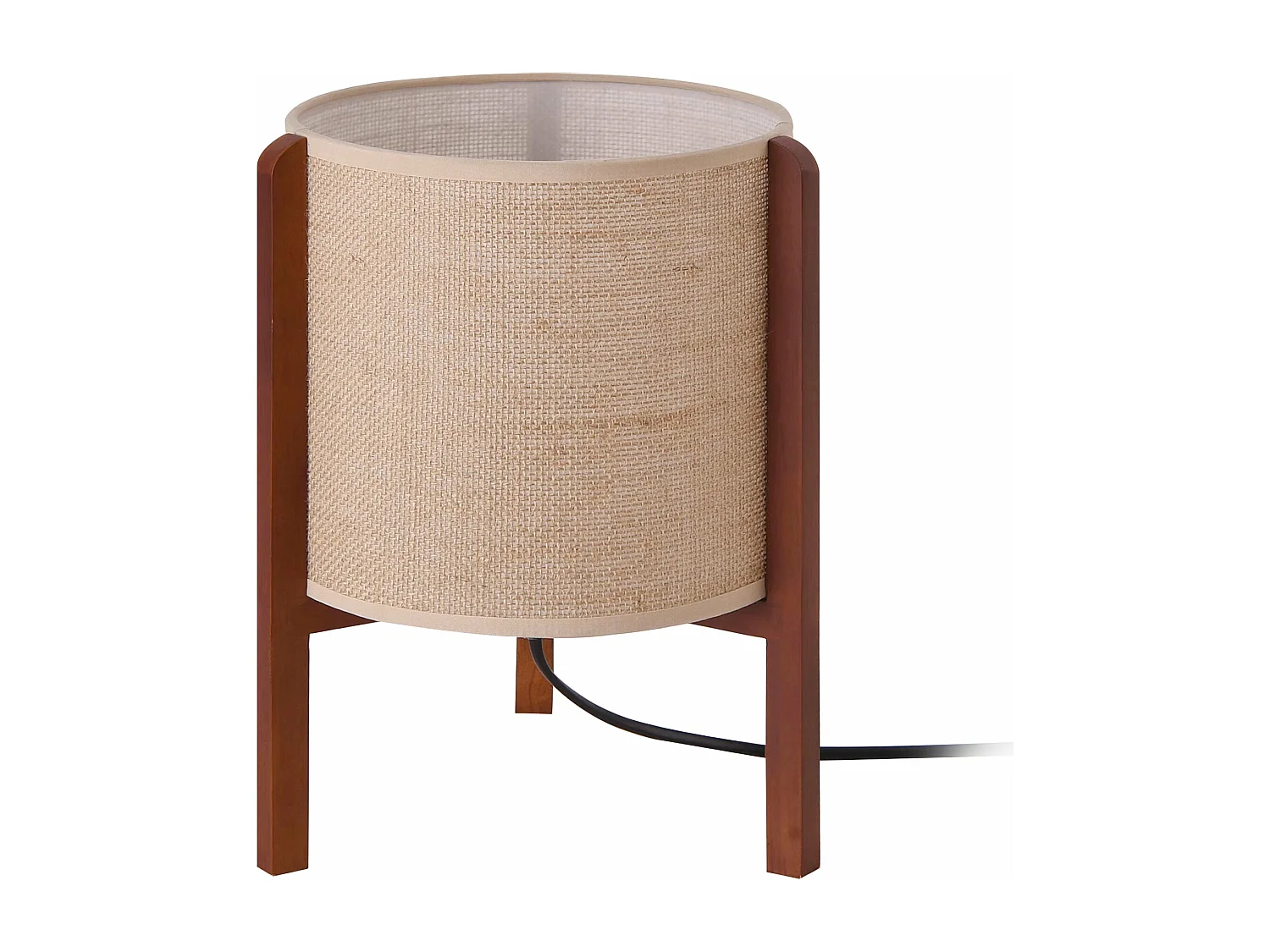 Lampada da tavolo 30 x 22 cm marrone beige 03_0007405