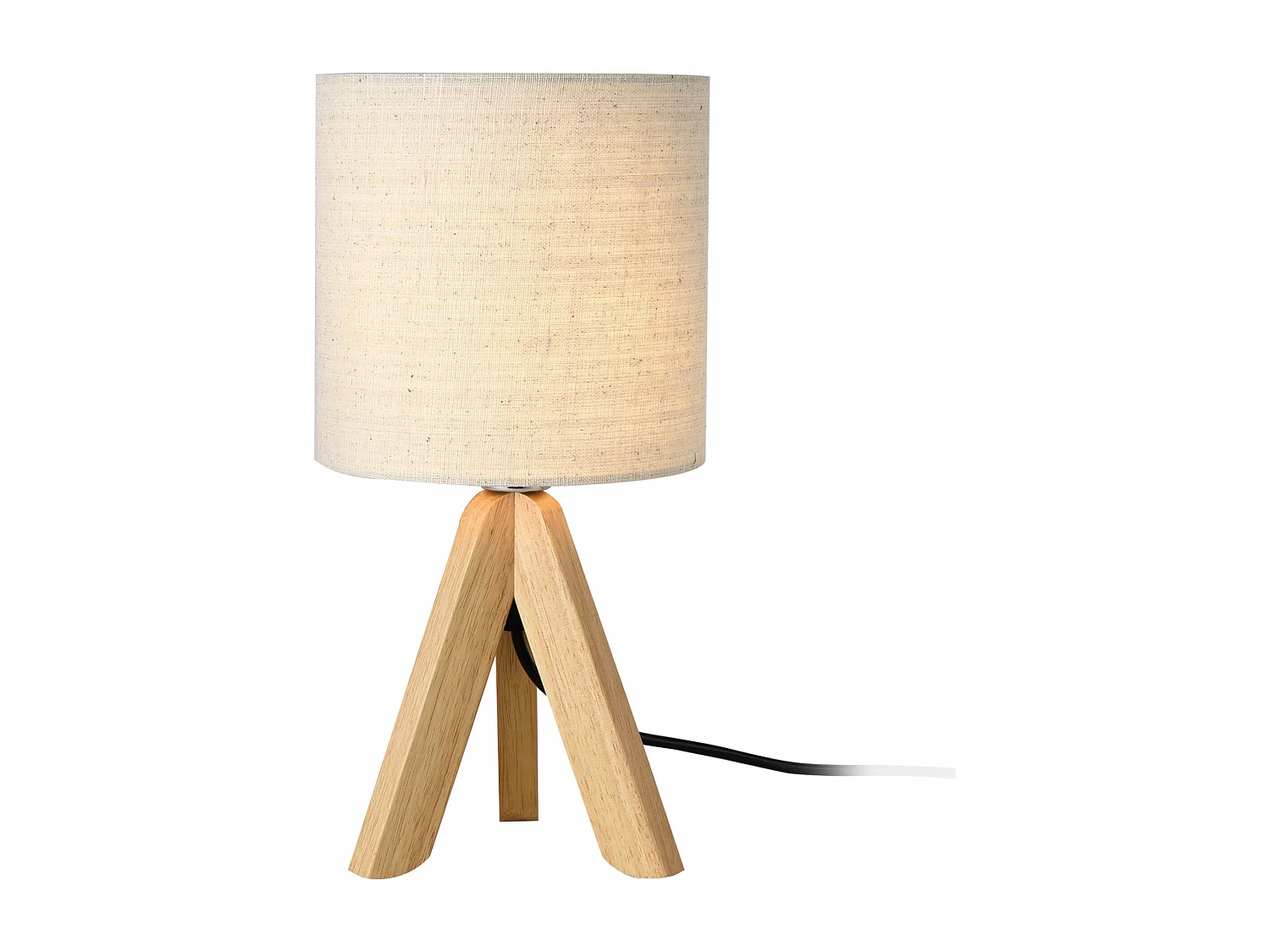 Lampe de bureau table bois beige 18 x 18 x 37.5 cm 03_0005273