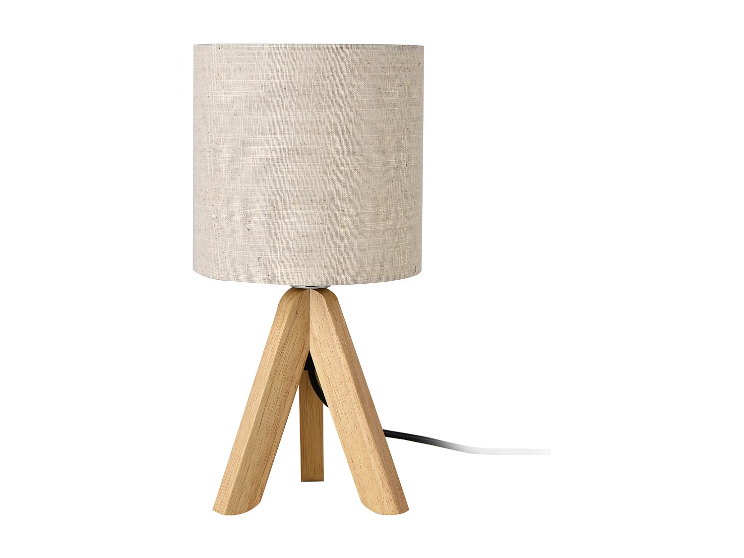 Lampe de bureau table bois beige 18 x 18 x 37.5 cm 03_0005273