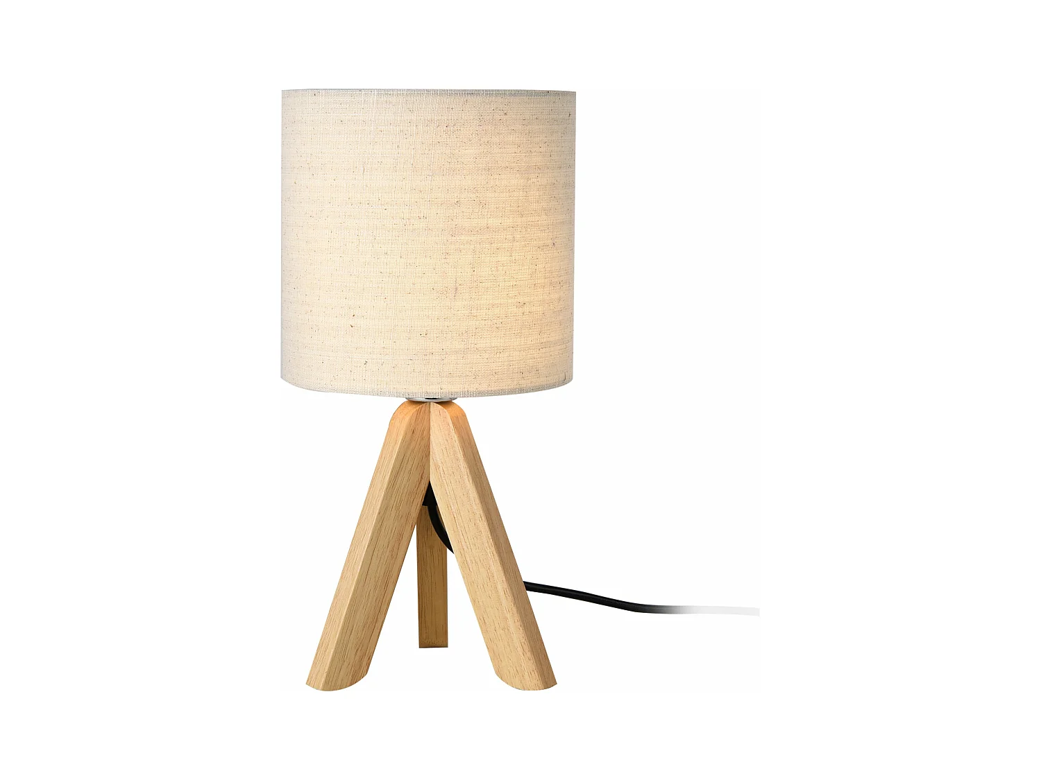 Lampe de bureau table bois beige 18 x 18 x 37.5 cm 03_0005273