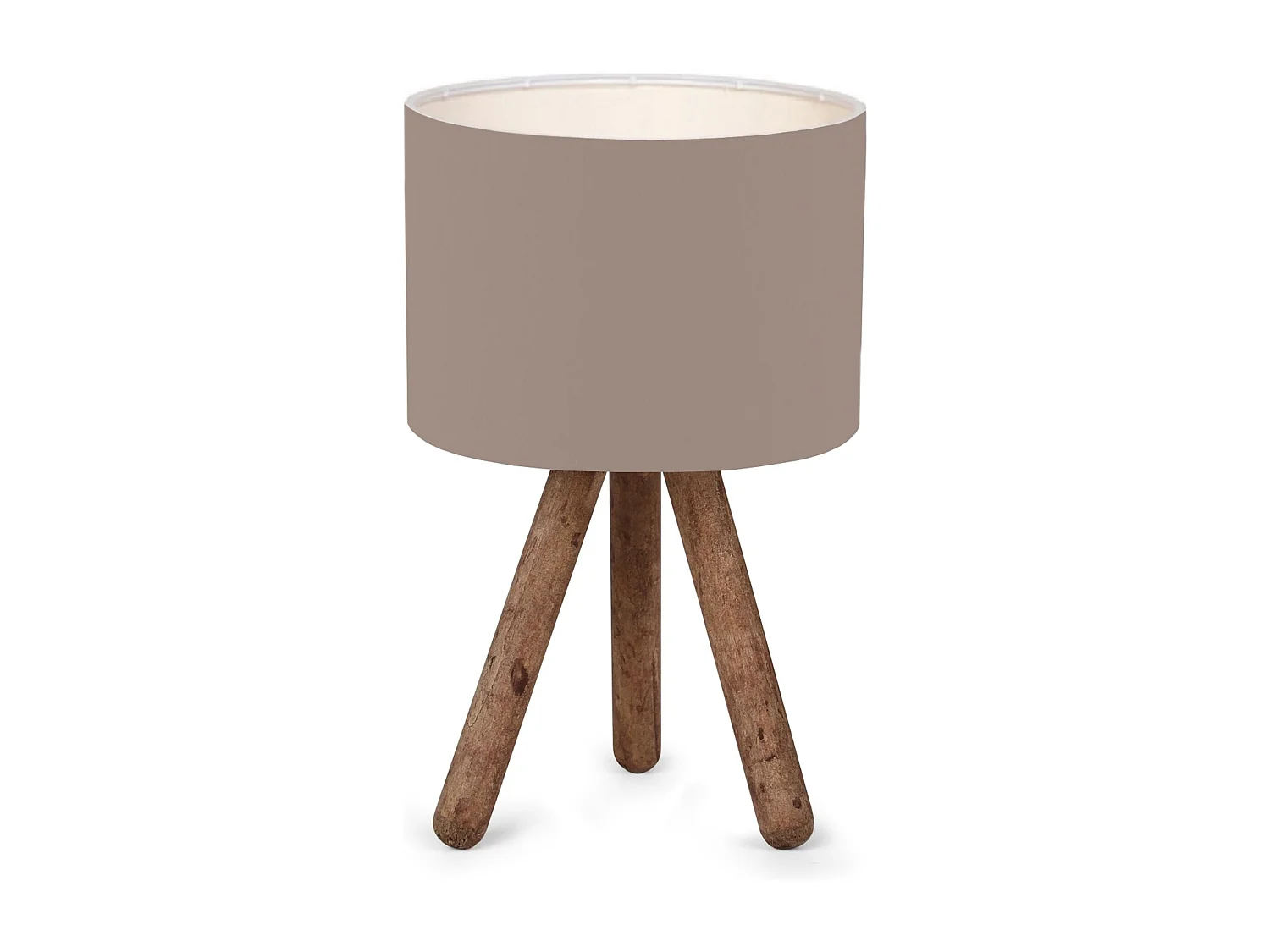 Lampada da scrivania Preston E27 altezza 33 cm legno naturale / sabbia 03_0007399