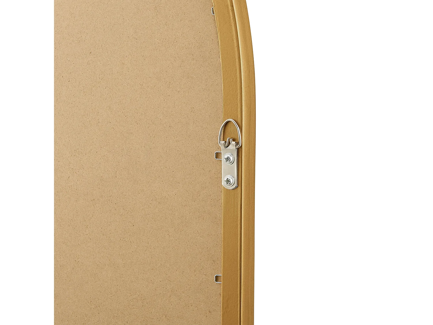 Espejo de pared con ventana redondeada 80 x 60 cm dorado 03_0007959