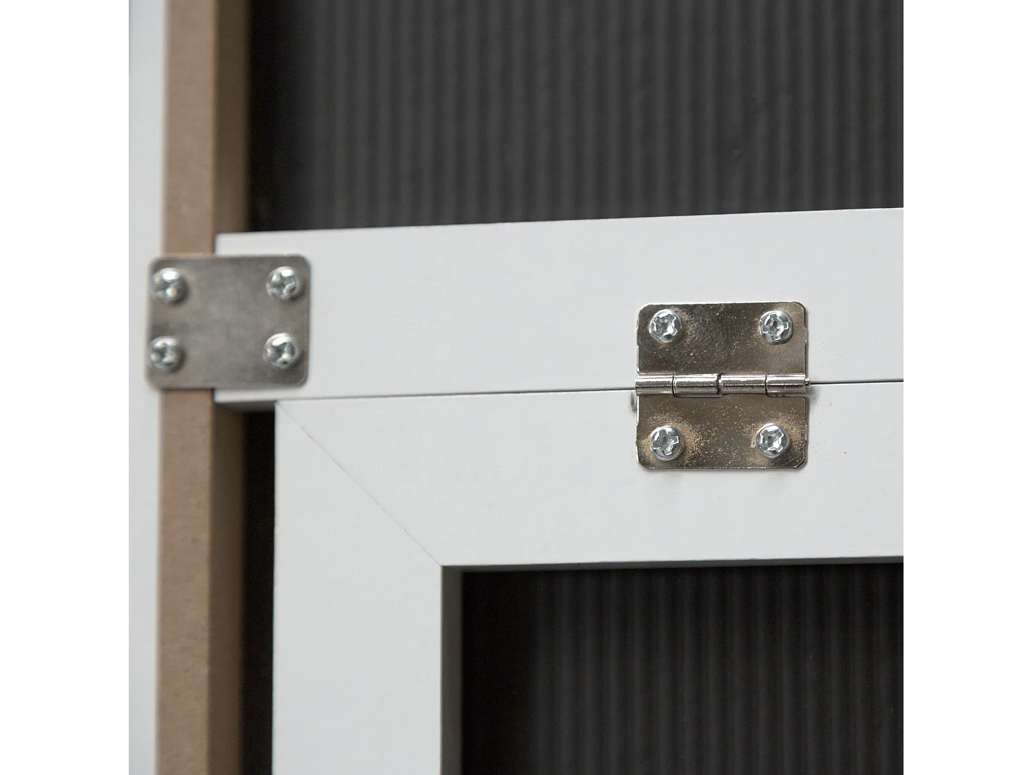 Espelho inclinável de pé psique 150 x 35 cm branco 03_0007973