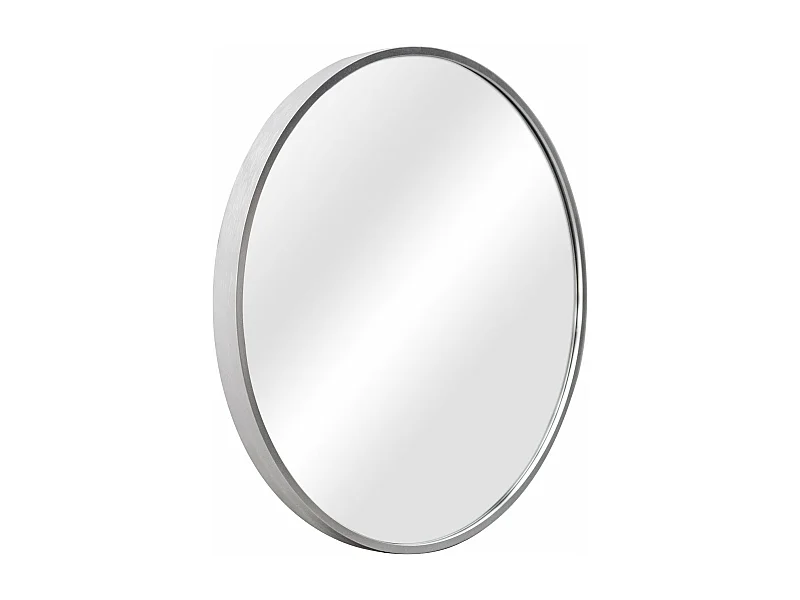 Espejo de pared redondo diámetro 40 cm plateado 03_0007911