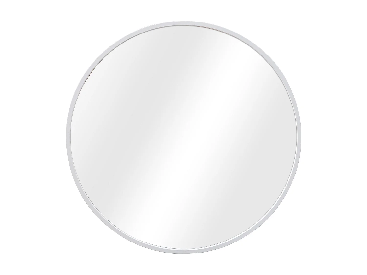 Espejo de pared con kit de montaje redondo diámetro 40 cm blanco 03_0007912