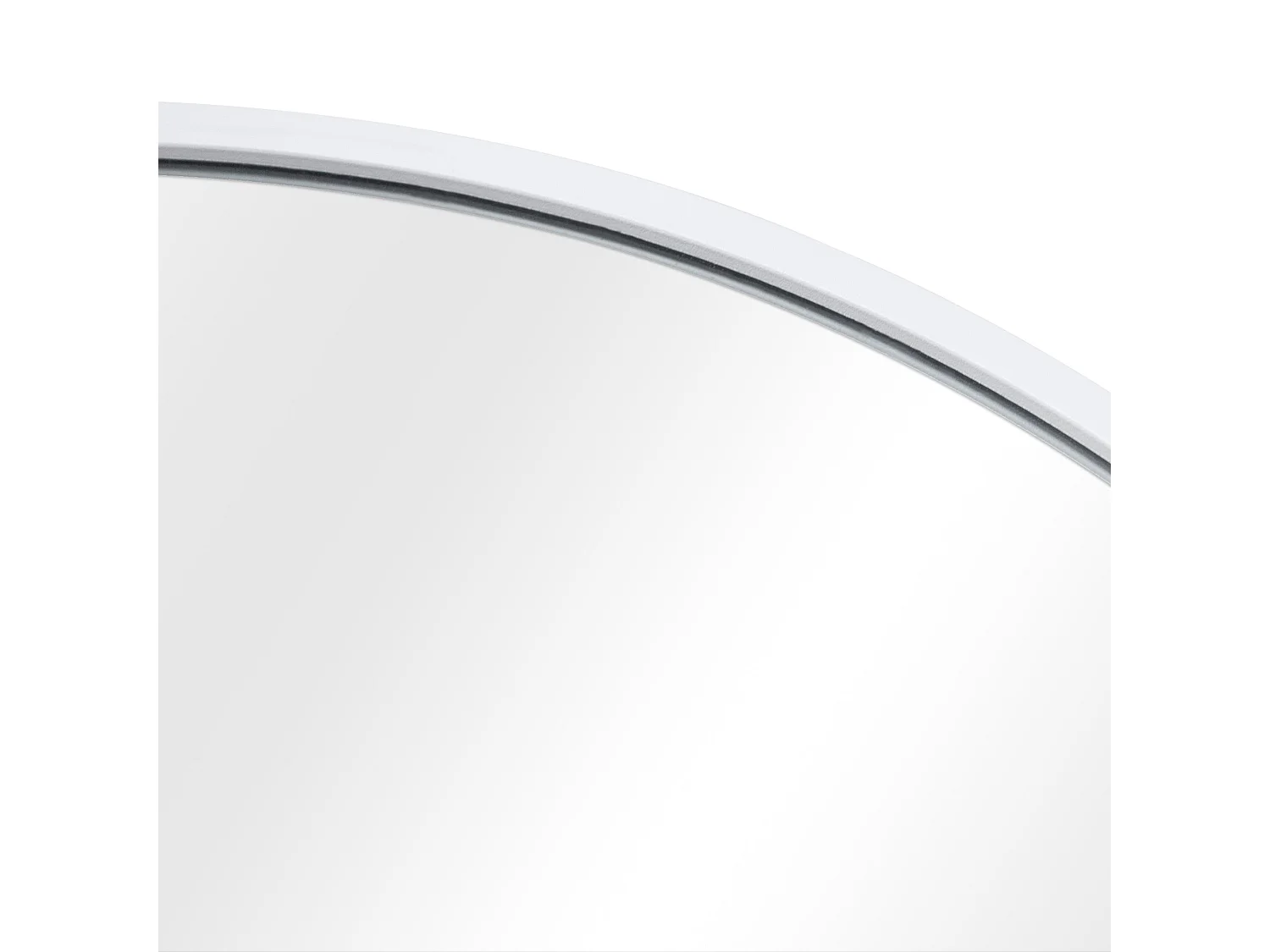 Specchio da parete rotondo diametro 50 cm bianco 03_0007916