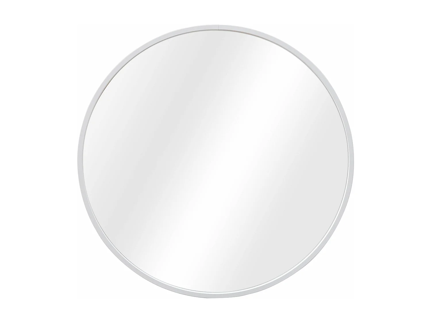 Miroir mural rond diamètre blanche 50 x 2.8 x 50 cm 03_0007916