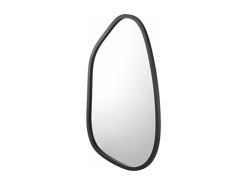 Miroir mural asymétrique 80 noire 58 x 1.8 x 80 cm 03_0007902