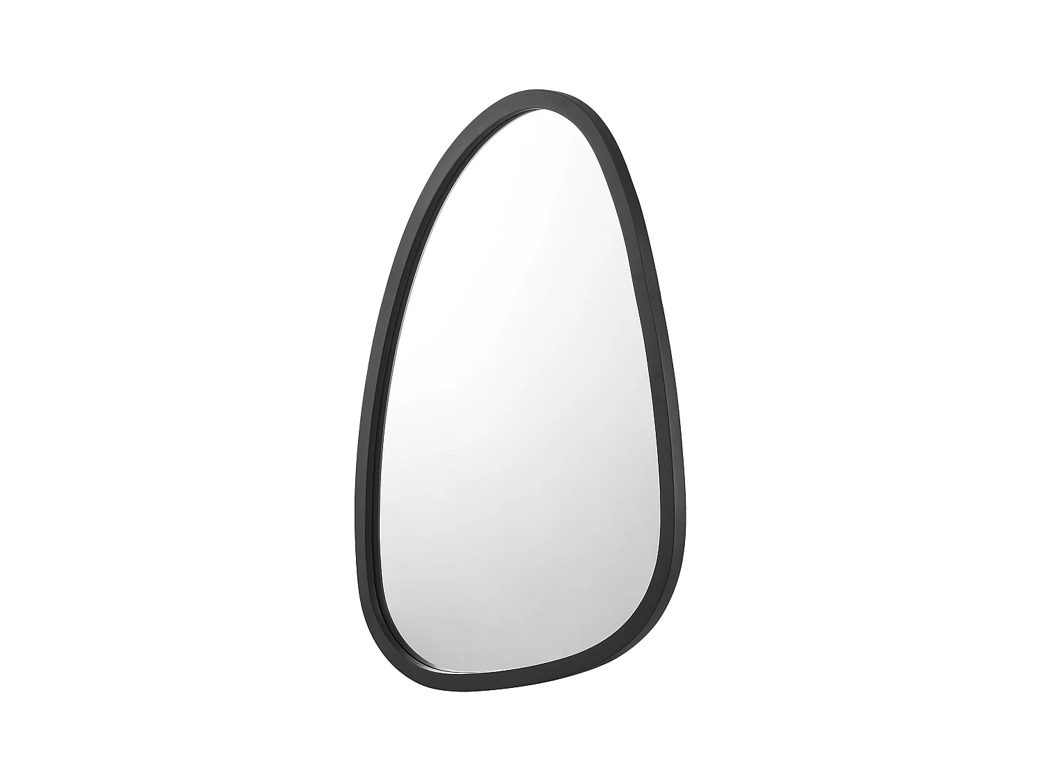 Miroir mural asymétrique 62 noire 50 x 1.8 x 62 cm 03_0007905