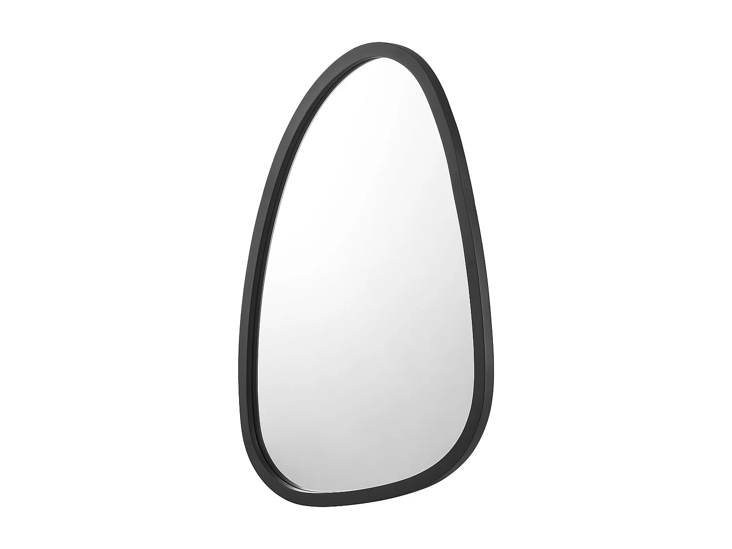 Miroir mural asymétrique 62 noire 50 x 1.8 x 62 cm 03_0007905