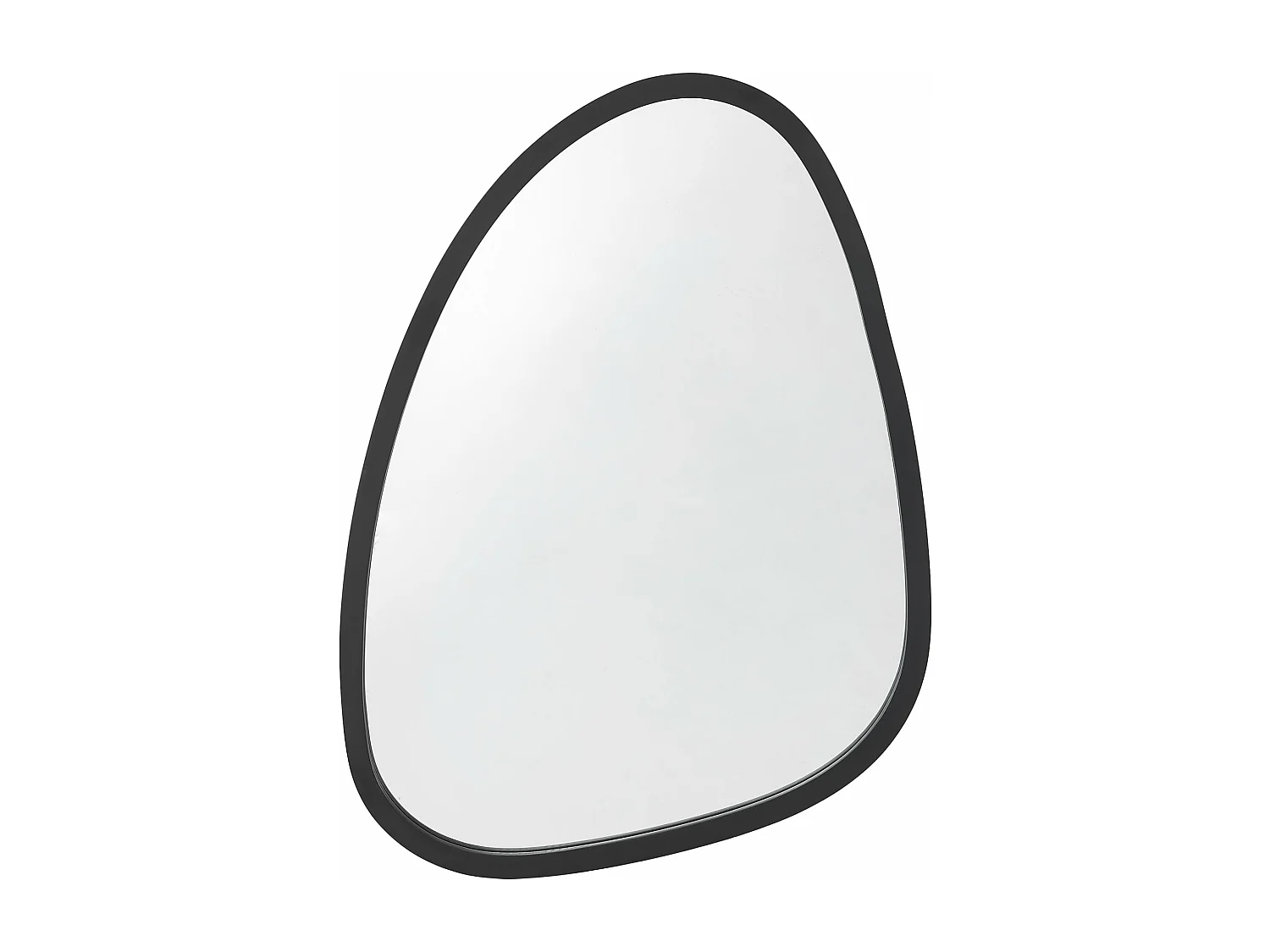 Miroir mural asymétrique 62 noire 50 x 1.8 x 62 cm 03_0007905