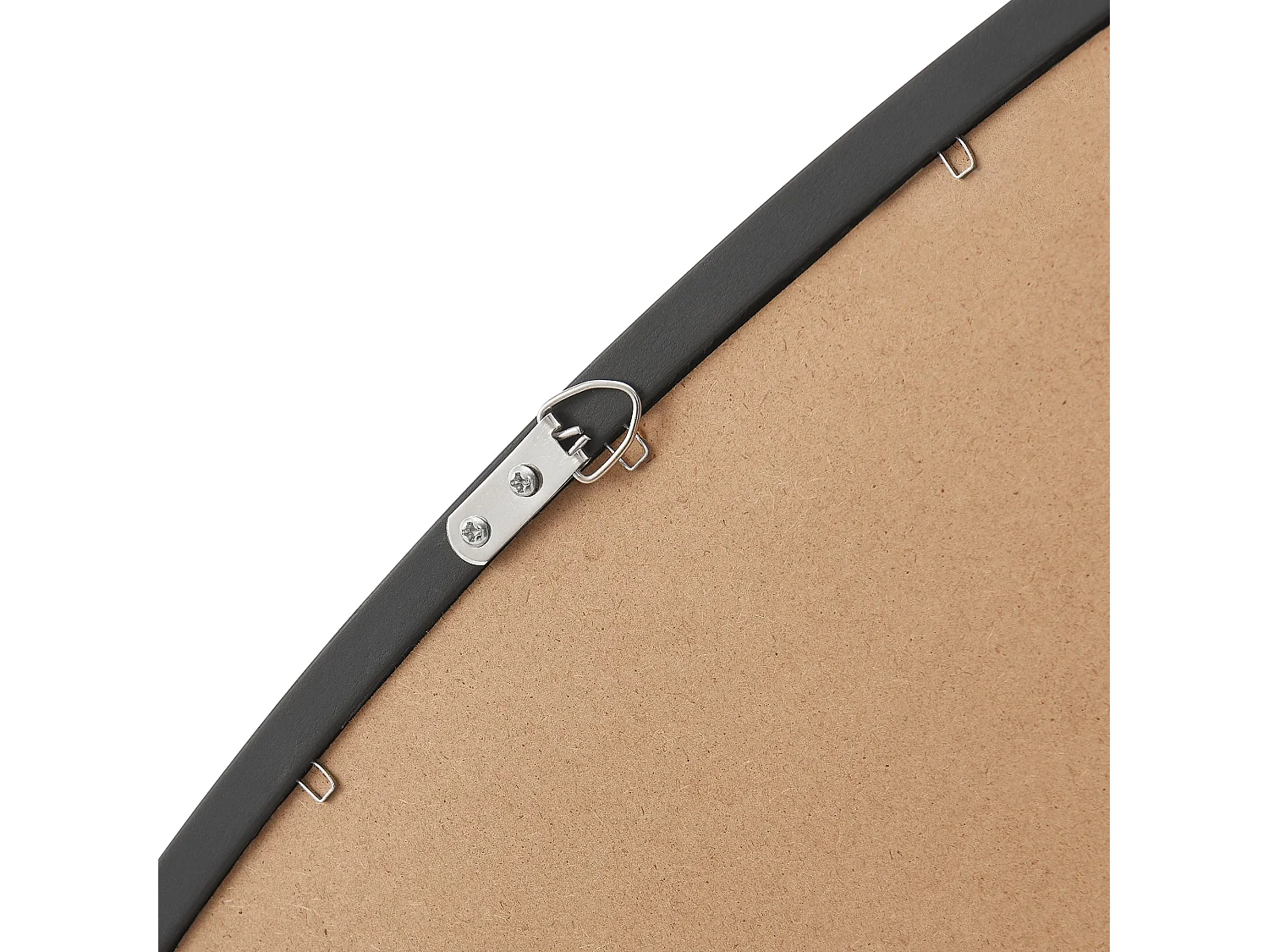 Miroir mural asymétrique 62 noire 50 x 1.8 x 62 cm 03_0007905