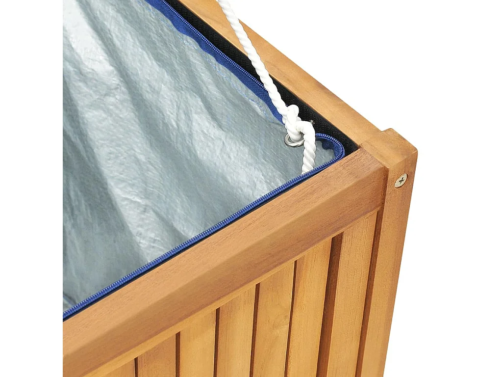 Boîte coffre de jardin bois marron 175 x 50 x 55 cm 02_0012989