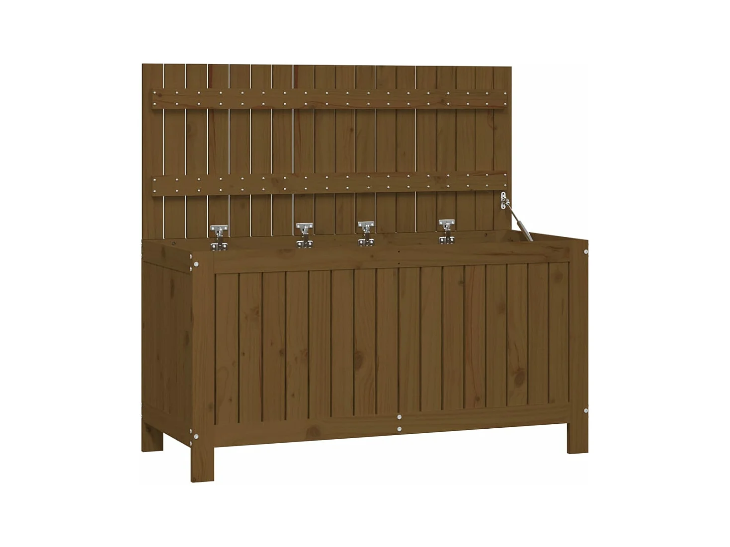 Coffre boîte meuble de bois marron 115 x 49 x 60 cm 02_0013102