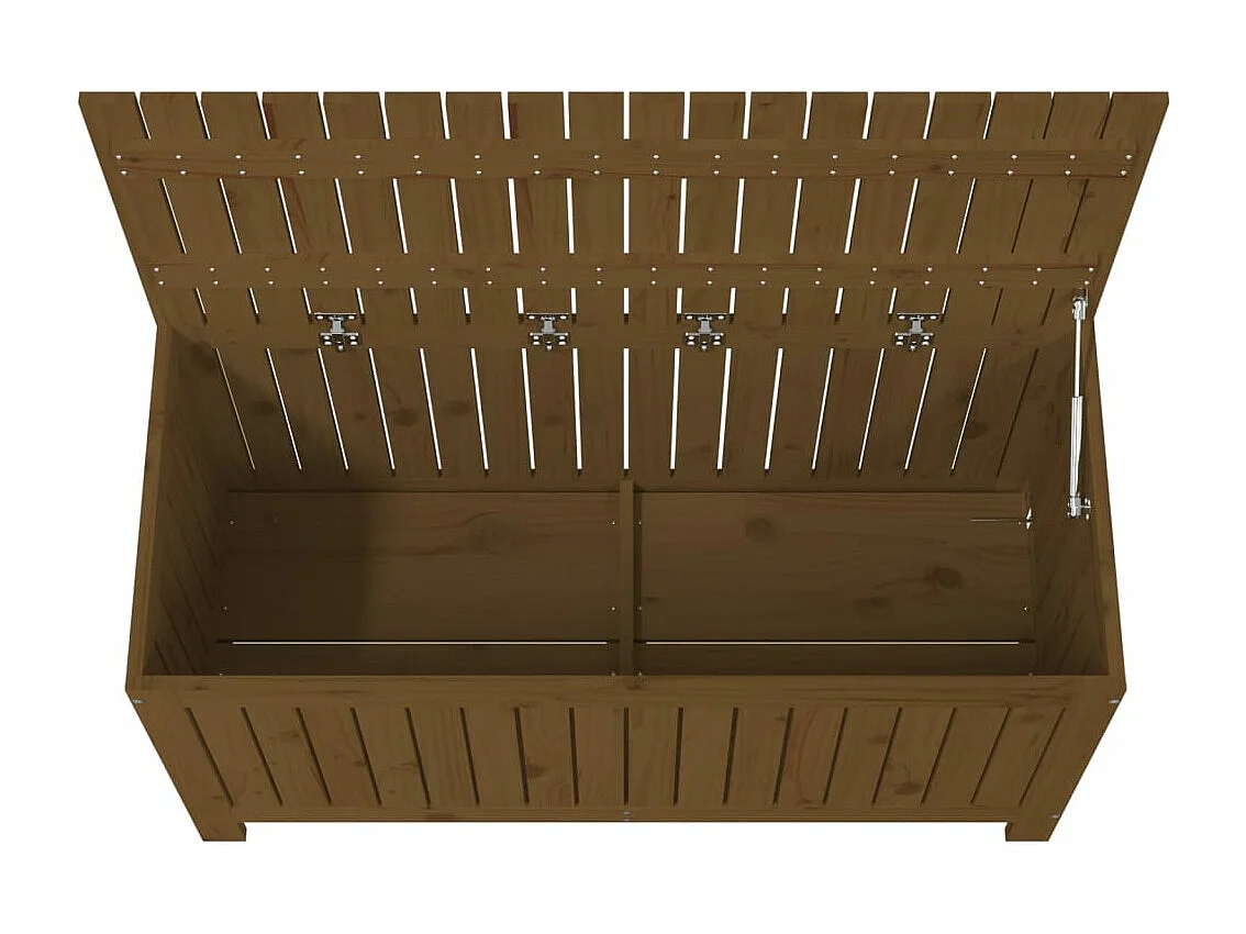 Cassetta portaoggetti per mobili da giardino 115 x 49 x 60 cm in legno di pino marrone miele 02_0013102