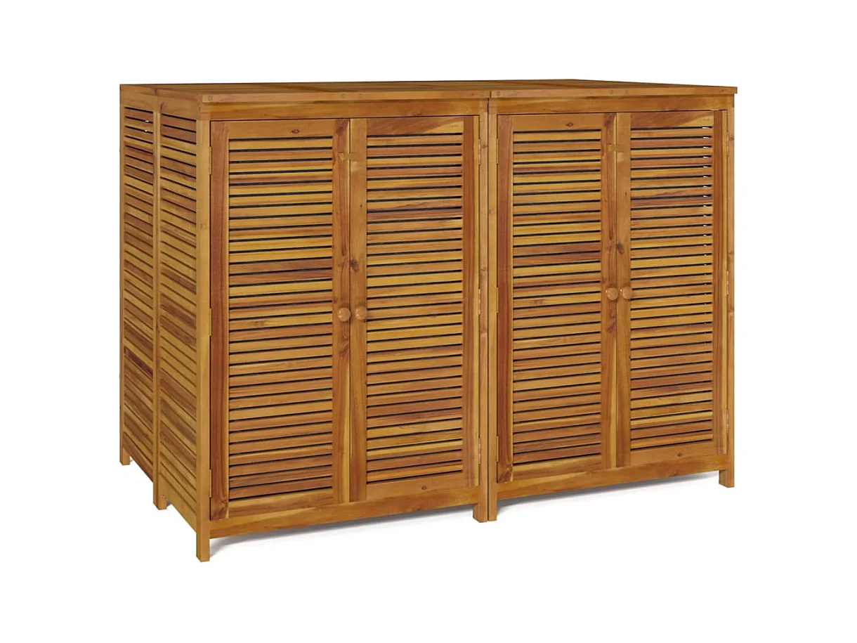 Coffre boîte meuble de bois marron 140 x 87 x 104 cm 02_0013007