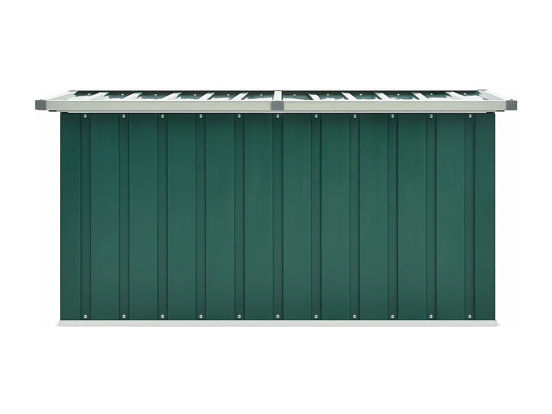 Caixa para armazenamento de móveis de jardim 129 x 67 x 65 cm verde 02_0013126
