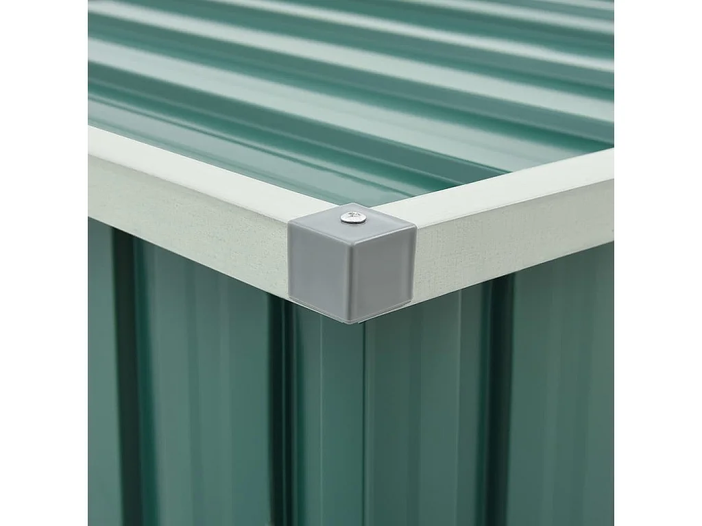 Caixa para armazenamento de móveis de jardim 129 x 67 x 65 cm verde 02_0013126