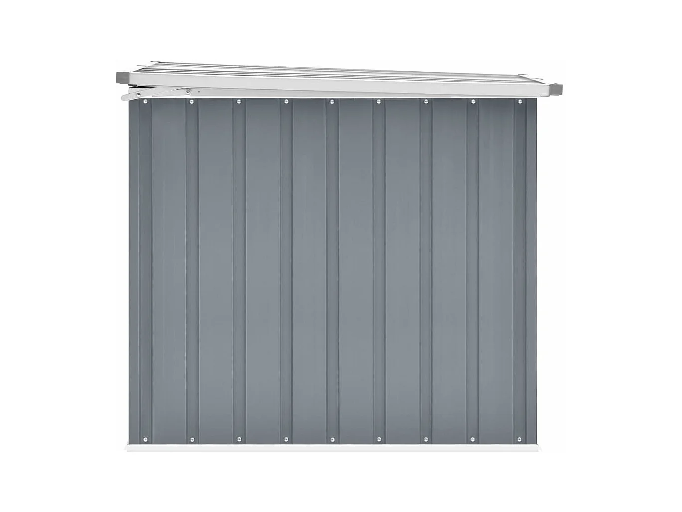 Cofre de almacenamiento para muebles de jardín gris 149 x 99 x 93 cm 02_0013084