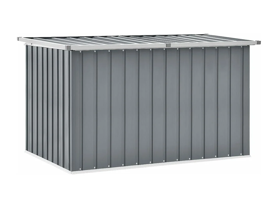 Caixa de armazenamento de móveis de jardim cinza 149 x 99 x 93 cm 02_0013084