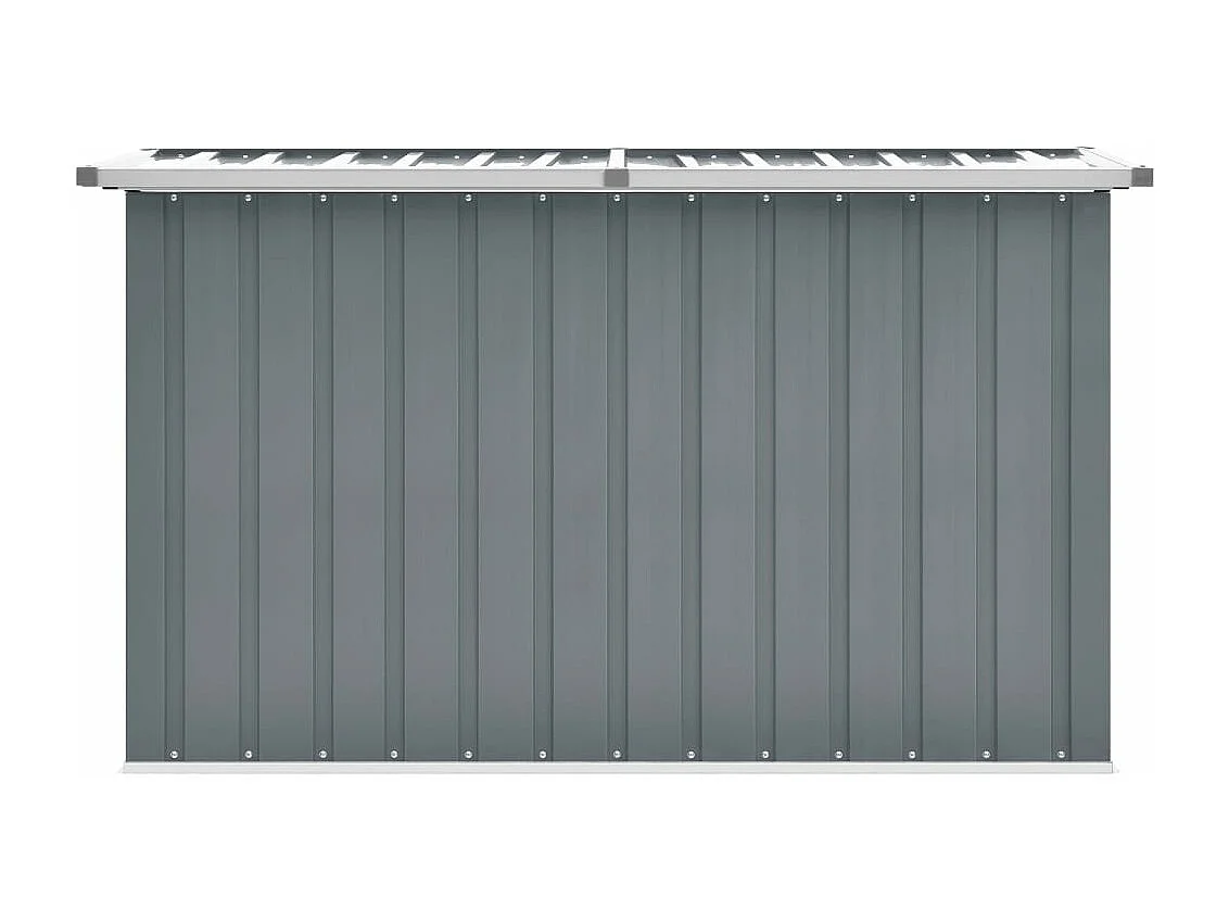 Caixa de armazenamento de móveis de jardim cinza 149 x 99 x 93 cm 02_0013084