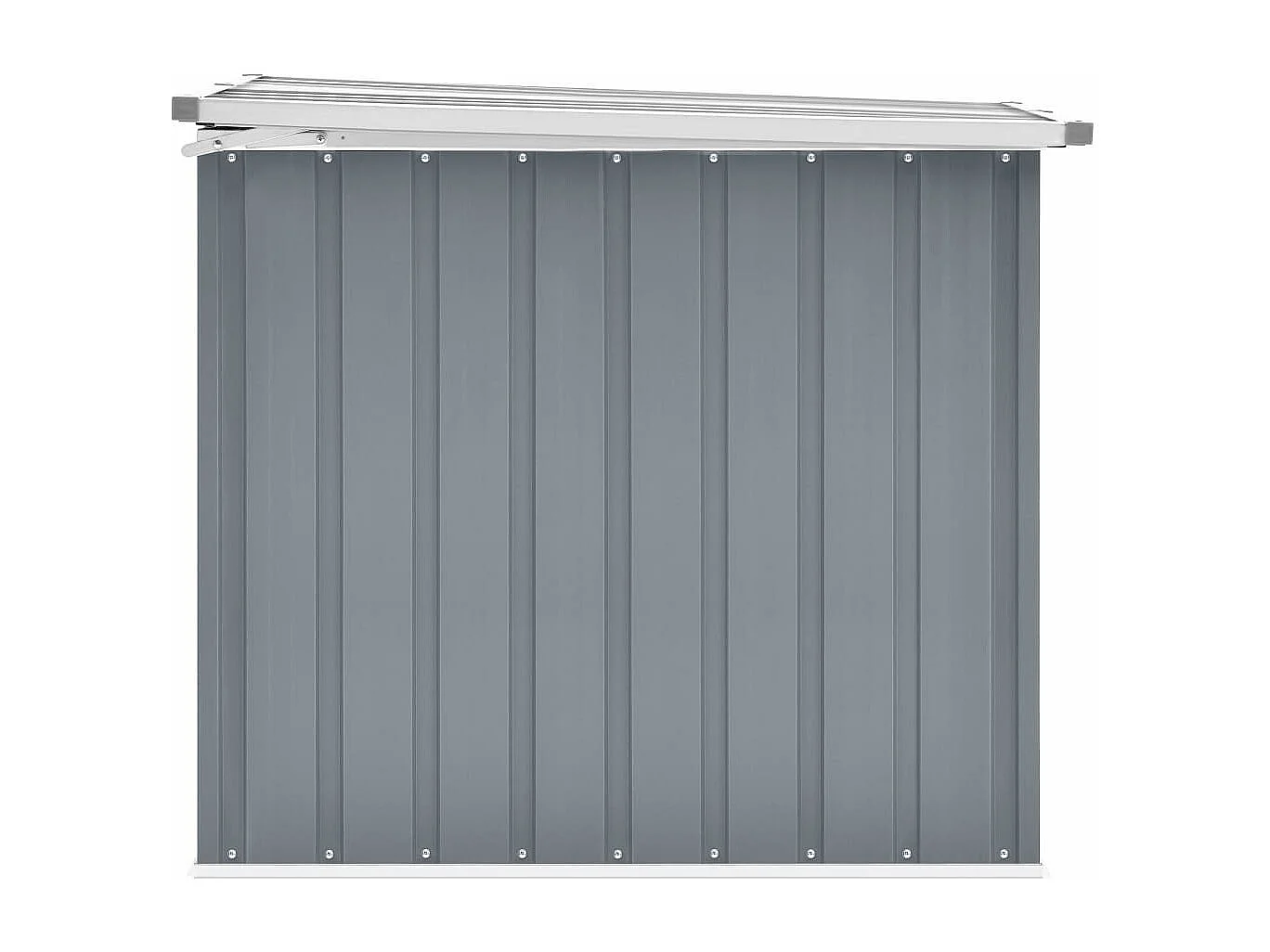 Caixa de armazenamento de móveis de jardim cinza 149 x 99 x 93 cm 02_0013084