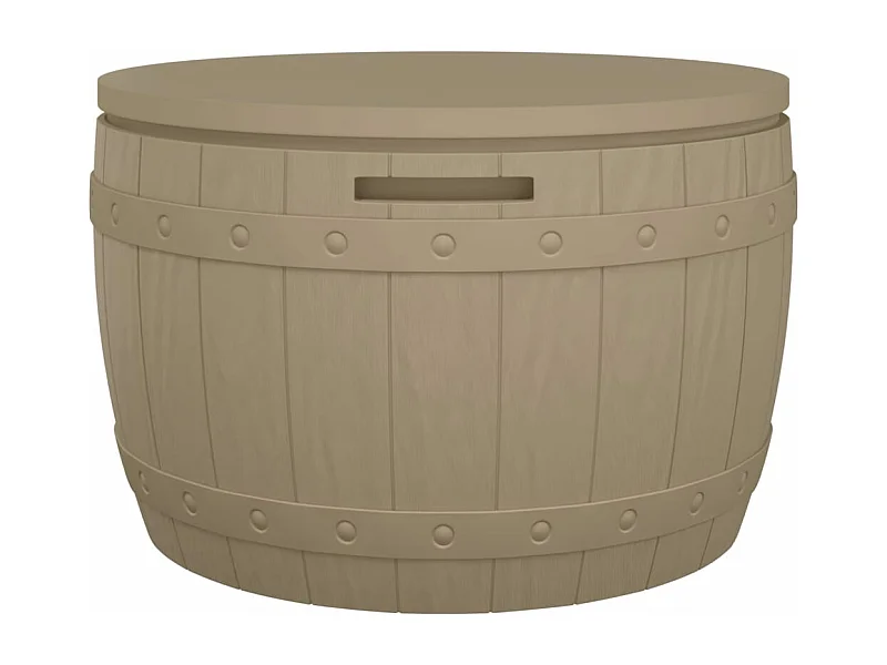 Coffre boîte meuble de marron 67.5 x 67.5 x 44 cm 02_0013028