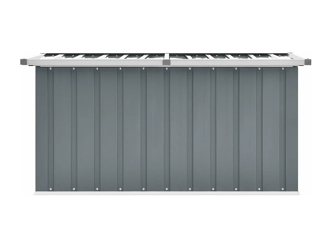 Caixa para armazenamento de móveis de jardim 129 x 67 x 65 cm cinza 02_0013082